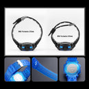 SKMEI 1451 LED Digital Stopwatch Chronograph Luminous Children Sports Electronic Watch(Yellow Shell Blue Circle)