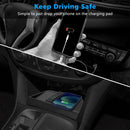 Car Qi Standard Wireless Charger 15W Quick Charging for Chevrolet Equinox 2017-2021, Left Driving