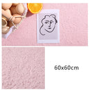 60 x 60cm PVC Backdrop Board Coarse Sand Texture Cement Photography Backdrop Board(Pink)