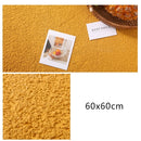 60 x 60cm PVC Backdrop Board Coarse Sand Texture Cement Photography Backdrop Board(Orange Yellow)