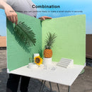 60 x 60cm PVC Backdrop Board Coarse Sand Texture Cement Photography Backdrop Board(Grey Bean Green)