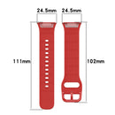 For OPPO Watch Free NFC Version Sport Silicone Watch Band(Quicksand Gold)