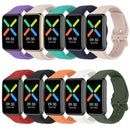 For OPPO Watch Free NFC Version Sport Silicone Watch Band(Quicksand Gold)
