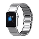 Bamboo Joint Magnetic Steel Watch Band For Apple Watch Series 7 41mm / 6&SE&5&4 40mm / 3&2&1 38mm(Silver)