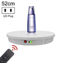 52cm Remote Control Electric Rotating Turntable Display Stand Video Shooting Props Turntable, Charging Power, Power Plug:US Plug(White)