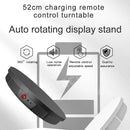 52cm Remote Control Electric Rotating Turntable Display Stand Video Shooting Props Turntable, Charging Power, Power Plug:US Plug(White)