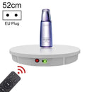 52cm Remote Control Electric Rotating Turntable Display Stand Video Shooting Props Turntable, Charging Power, Power Plug:EU Plug(White)