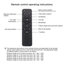 52cm Remote Control Electric Rotating Turntable Display Stand Video Shooting Props Turntable, Charging Power, Power Plug:EU Plug(Black)