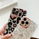 Dual-side Laminating IMD Plating Flower Pattern TPU Phone Case For iPhone 13 Pro Max(DX-65)
