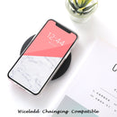 Dual-side Laminating Marble TPU Phone Case For iPhone 11(S Pink White)