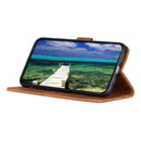 For OPPO Realme 8i KHAZNEH Retro Texture Horizontal Flip Leather Phone Case with Holder & Card Slots & Wallet(Brown)