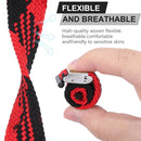 Nylon Braid One Buckle Watch Band For Apple Watch Series 8&7 41mm / SE 2&6&SE&5&4 40mm / 3&2&1 38mm(Camouflage)