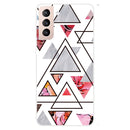 For Samsung Galaxy S22 5G Shockproof Painted Transparent TPU Phone Protective Case(SJ-2)