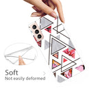 For Samsung Galaxy S22+ 5G Shockproof Painted Transparent TPU Phone Protective Case(SJ-2)