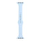 Slimming Silicone Watch Band For Apple Watch Series 8&7 41mm / SE 2&6&SE&5&4 40mm / 3&2&1 38mm(Black)