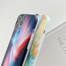 TPU Shockproof Phone Case For iPhone 13 Pro Max(Swirl Yellow)