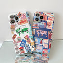 TPU Shockproof Phone Case For iPhone 12(Travel Around The World Blue)