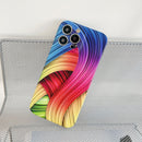 TPU Shockproof Phone Case For iPhone 12 Pro(Abstract Colorful)