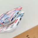 TPU Shockproof Phone Case For iPhone 12 Pro Max(Travel Around The World Blue)