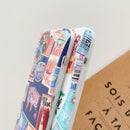 TPU Shockproof Phone Case For iPhone 11(Travel Around The World Blue)