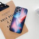 TPU Shockproof Phone Case For iPhone 11 Pro Max(Swirl Blue)