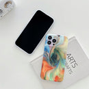 TPU Shockproof Phone Case For iPhone 11 Pro Max(Swirl Blue)