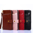 For Samsung Galaxy A52s 5G Zipper Bag Horizontal Flip Leather Phone Case with Holder & Card Slots & Lanyard(Rose Gold)