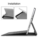 For Microsoft Surface Pro 8 Solid Color Electric Pressed Horizontal Flip Tablet Leather Case with Holder(Rose Gold)