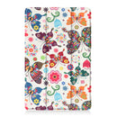 For OPPO Realme Pad 10.4 Custer Painted Horizontal Flip Tablet Leather Case with 3-Fold Holder(Color Butterfly)