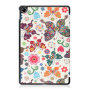 For OPPO Realme Pad 10.4 Custer Painted Horizontal Flip Tablet Leather Case with 3-Fold Holder(Color Butterfly)