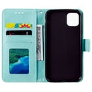 For Samsung Galaxy A03 Totem Flower Embossed Horizontal Flip Phone Leather Case with Holder & Card Slots & Wallet(Green)