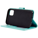 For Samsung Galaxy A03 Totem Flower Embossed Horizontal Flip Phone Leather Case with Holder & Card Slots & Wallet(Green)