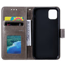 For Samsung Galaxy A03 Totem Flower Embossed Horizontal Flip Phone Leather Case with Holder & Card Slots & Wallet(Grey)