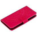 For Samsung Galaxy A03 Totem Flower Embossed Horizontal Flip Phone Leather Case with Holder & Card Slots & Wallet(Red)