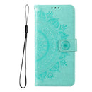 For Xiaomi Poco X3 GT Totem Flower Embossed Horizontal Flip Phone Leather Case with Holder & Card Slots & Wallet(Green)