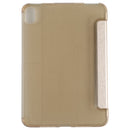 Silk Texture Horizontal Deformation Flip Tablet Leather Case with Holder For iPad mini 6(Gold)