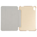 Silk Texture Horizontal Deformation Flip Tablet Leather Case with Holder For iPad mini 6(Gold)