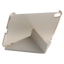 Silk Texture Horizontal Deformation Flip Tablet Leather Case with Holder For iPad mini 6(Gold)