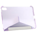 Silk Texture Horizontal Deformation Flip Tablet Leather Case with Holder For iPad mini 6(Purple)