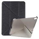 Silk Texture Horizontal Deformation Flip Tablet Leather Case with Holder For iPad mini 6(Black)
