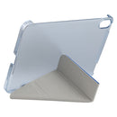 Silk Texture Horizontal Deformation Flip Tablet Leather Case with Holder For iPad mini 6(Light Blue)