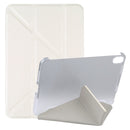 Silk Texture Horizontal Deformation Flip Tablet Leather Case with Holder For iPad mini 6(White)