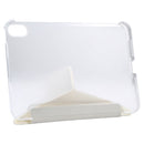 Silk Texture Horizontal Deformation Flip Tablet Leather Case with Holder For iPad mini 6(White)