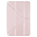 Silk Texture Horizontal Deformation Flip Tablet Leather Case with Holder For iPad mini 6(Rose Gold)