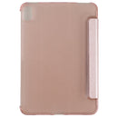 Silk Texture Horizontal Deformation Flip Tablet Leather Case with Holder For iPad mini 6(Rose Gold)