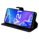 For vivo Y21 / Y33S Classic Calf Texture Horizontal Flip Phone Leather Case(Black)