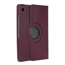 For Samsung Galaxy Tab A8 360 Degree Rotation Litchi Texture Tablet Leather Case with Holder(Purple)