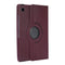 For Samsung Galaxy Tab A8 360 Degree Rotation Litchi Texture Tablet Leather Case with Holder(Purple)