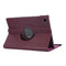 For Samsung Galaxy Tab A8 360 Degree Rotation Litchi Texture Tablet Leather Case with Holder(Purple)