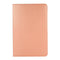 For Samsung Galaxy Tab A8 360 Degree Rotation Litchi Texture Tablet Leather Case with Holder(Rose Gold)